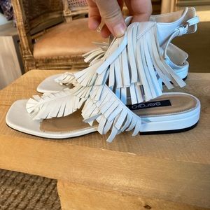 Sergio Rossi tassel sandals 38
